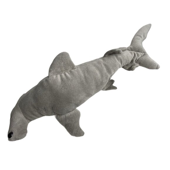 Fiesta Hammerhead Shark Plush Stuffed Animal Soft Toy Fish Gray 17" Nose to Tail - Picture 2 of 7